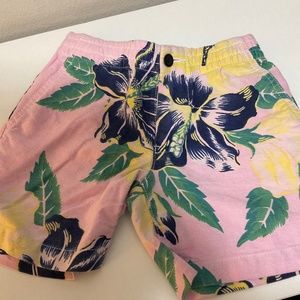 Polo Floral Boys Shorts